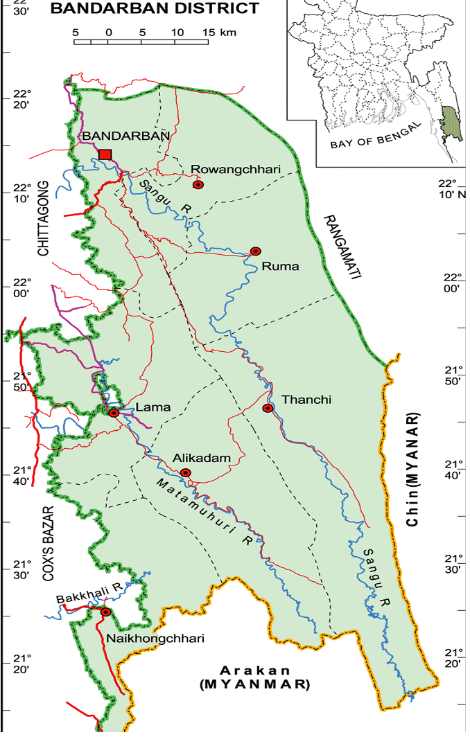 bandarban map